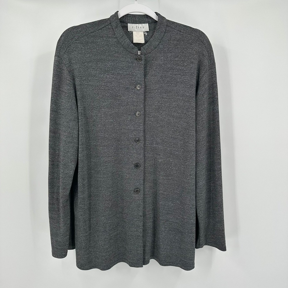 J Jill Womens Minimalist Cardigan Sweater Size L Quiet Luxury Capsule Layering